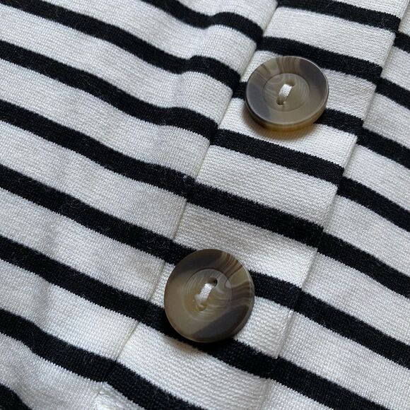 Lou Lou Striped Maternity Nursing Dress Womens Size Small - Picture 7 of 10